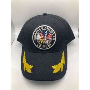 Disable Veteran Embroidered Adjustable Ball Cap